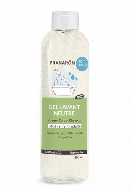 Pranarom Aromaself Gel Lavant Base Neutre Bio 500ml